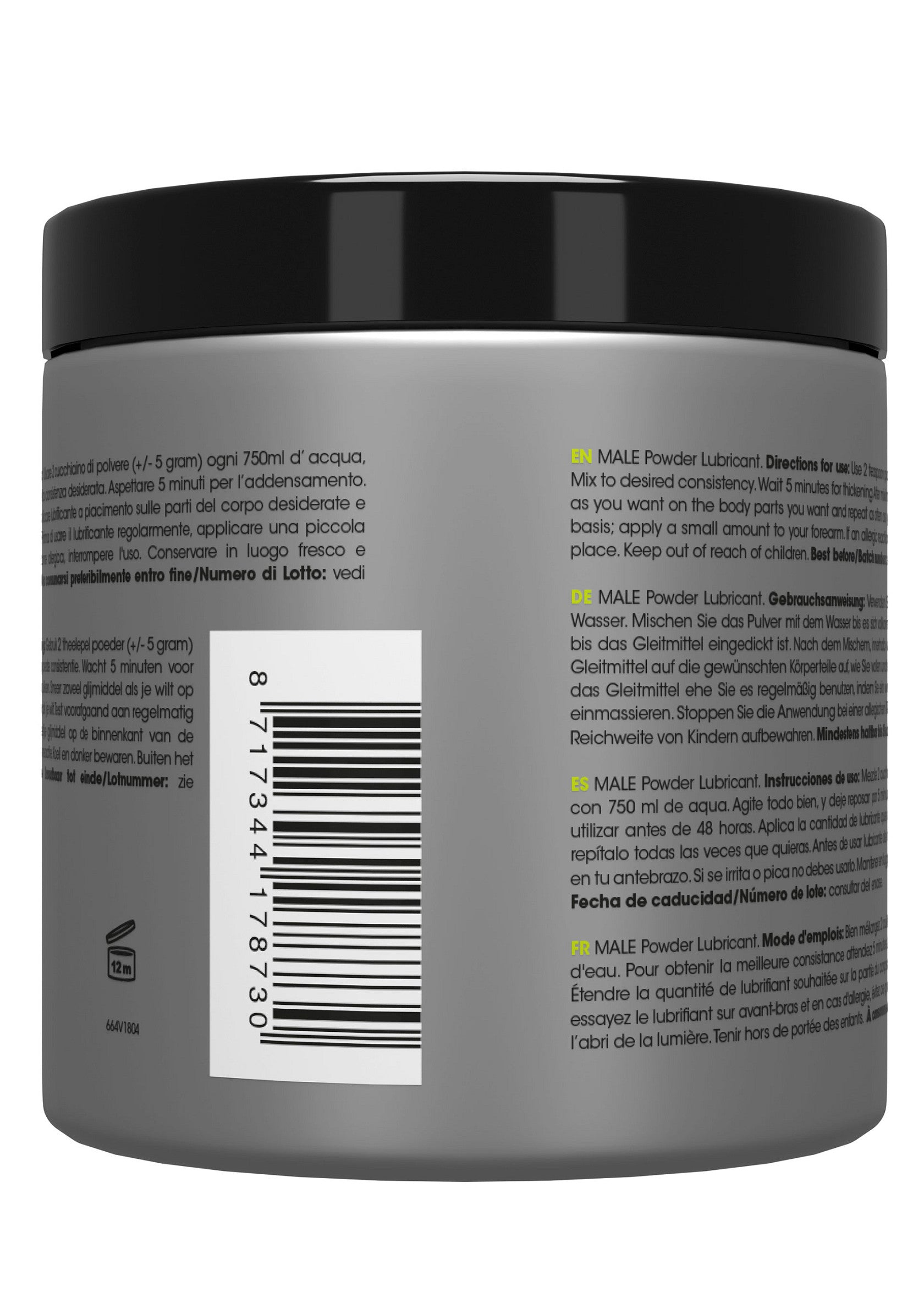 92522 cobeco male powder lubricant 225ml