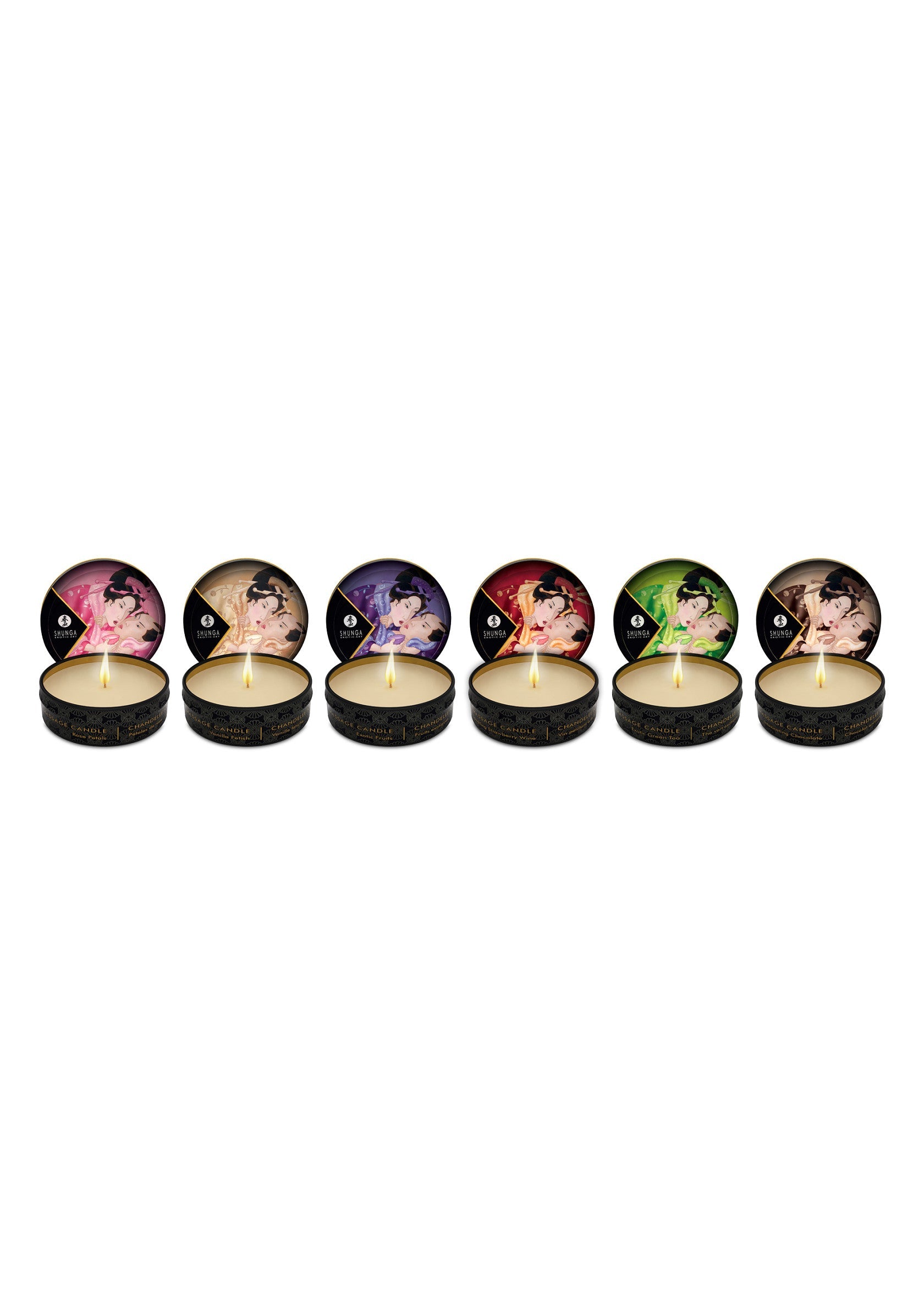 94527 shunga display mini massage candles