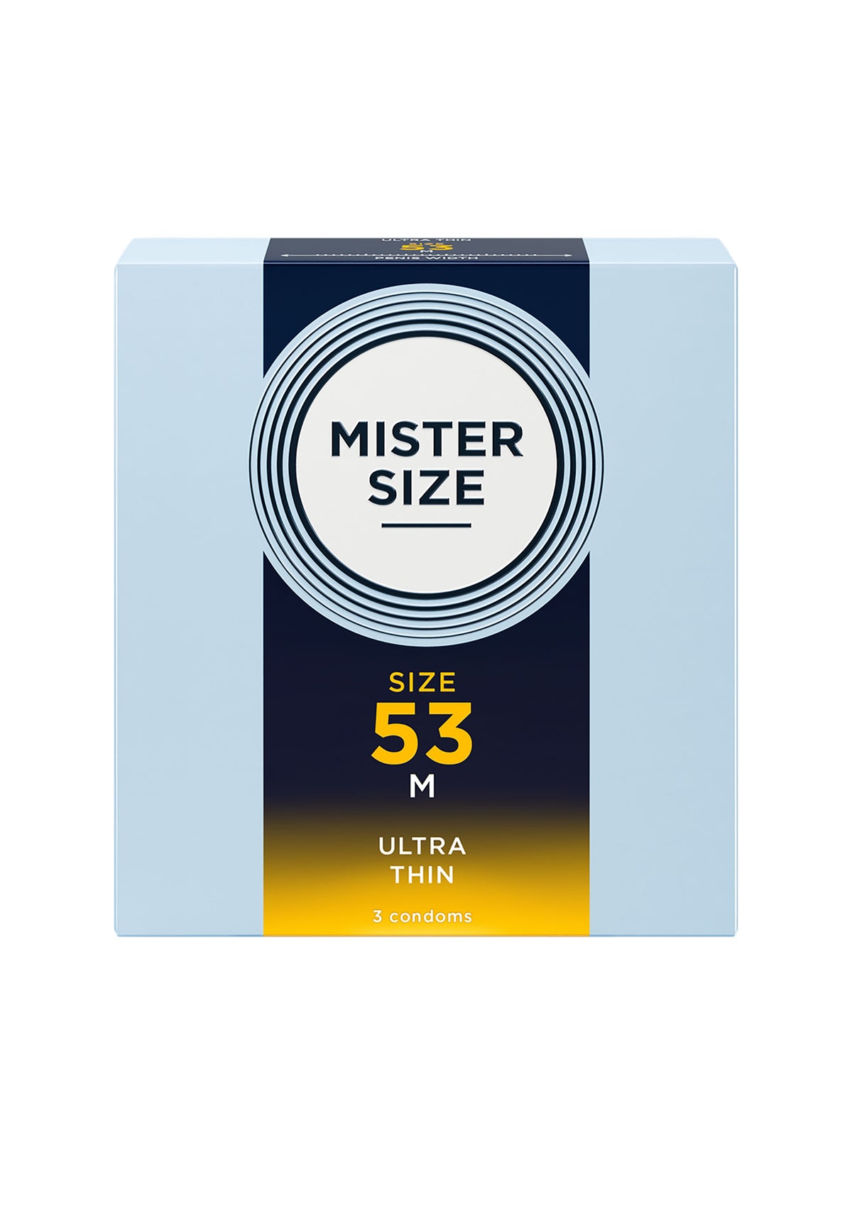 MISTER SIZE 53mm Condoms 3pcs