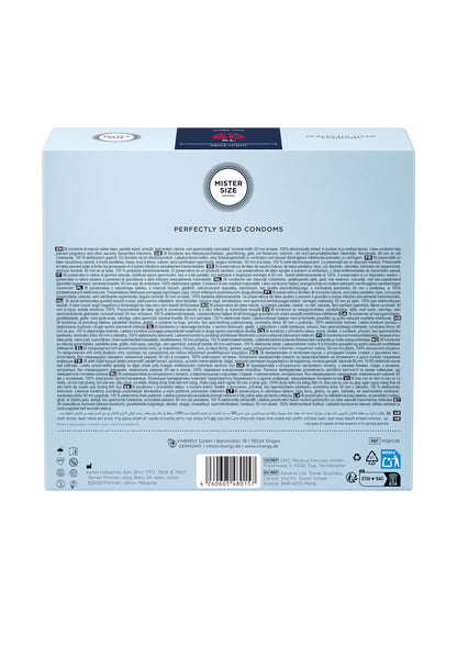 MISTER SIZE 60mm Condoms 3pcs