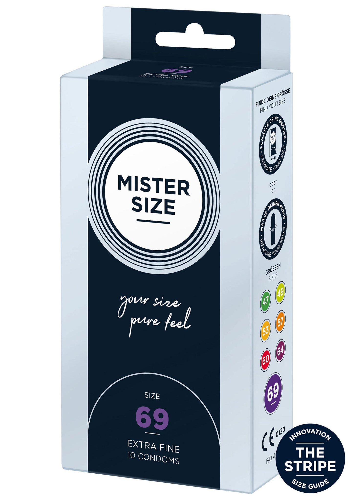 97126 mister size 69mm condoms 10pcs