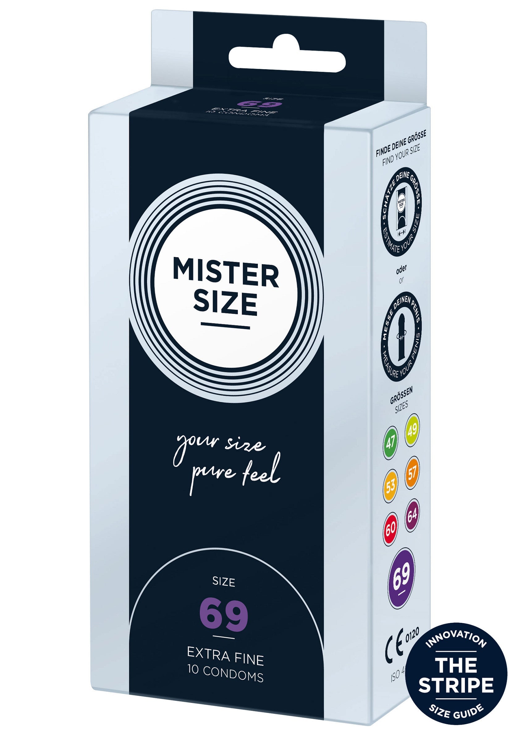 97126 mister size 69mm condoms 10pcs