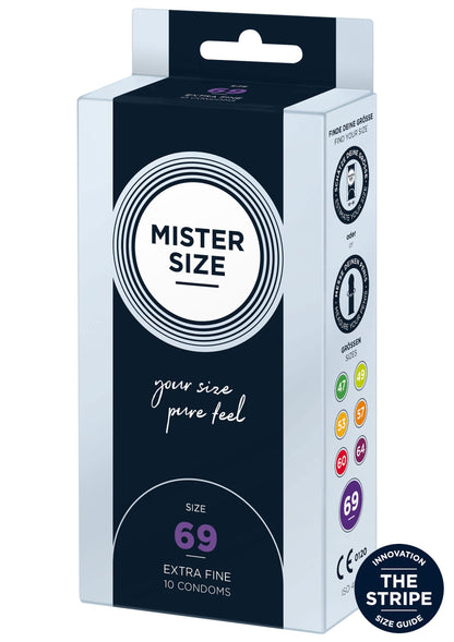 97126 mister size 69mm condoms 10pcs