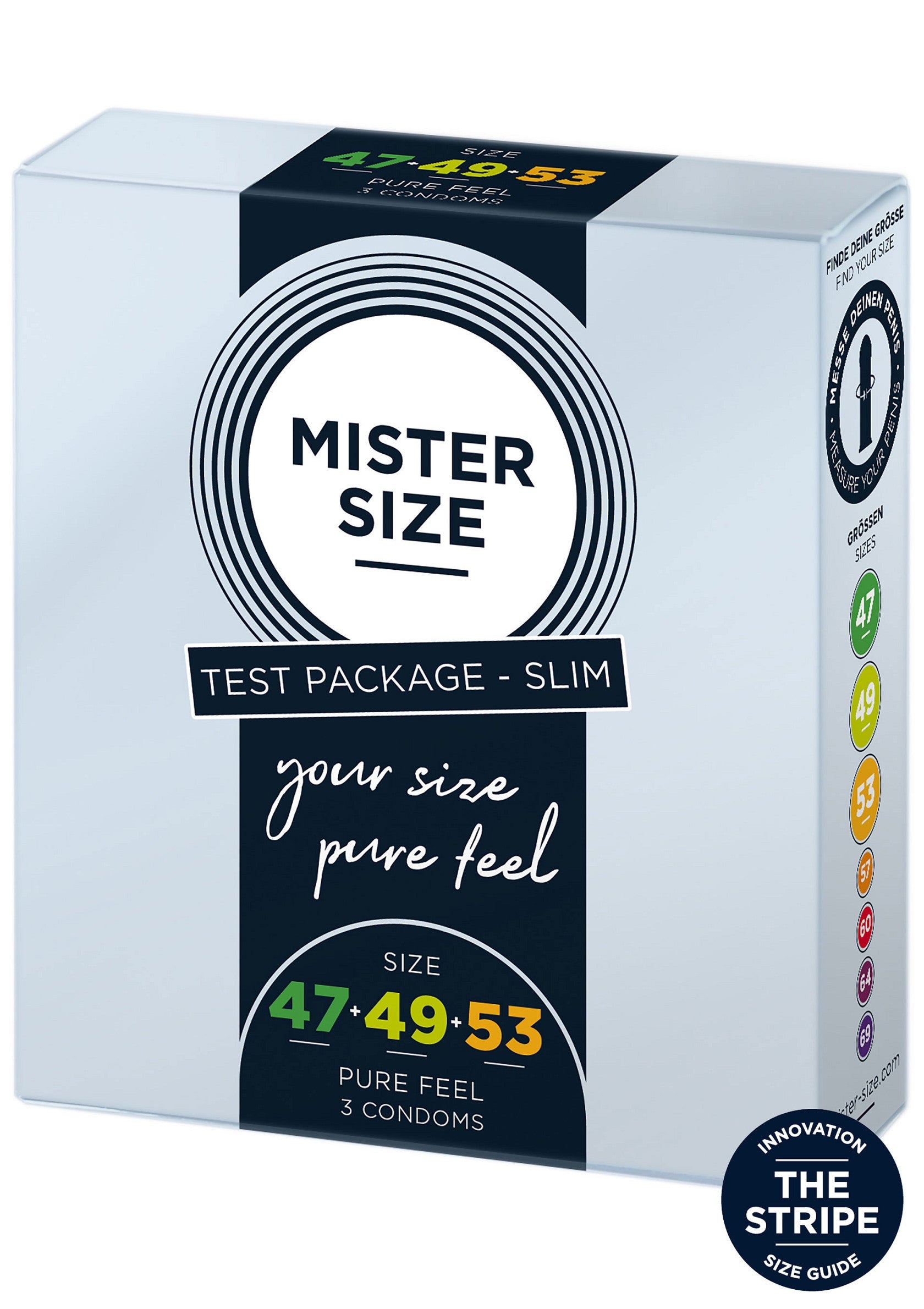 97127 mister size 47 49 53mm 3 pack