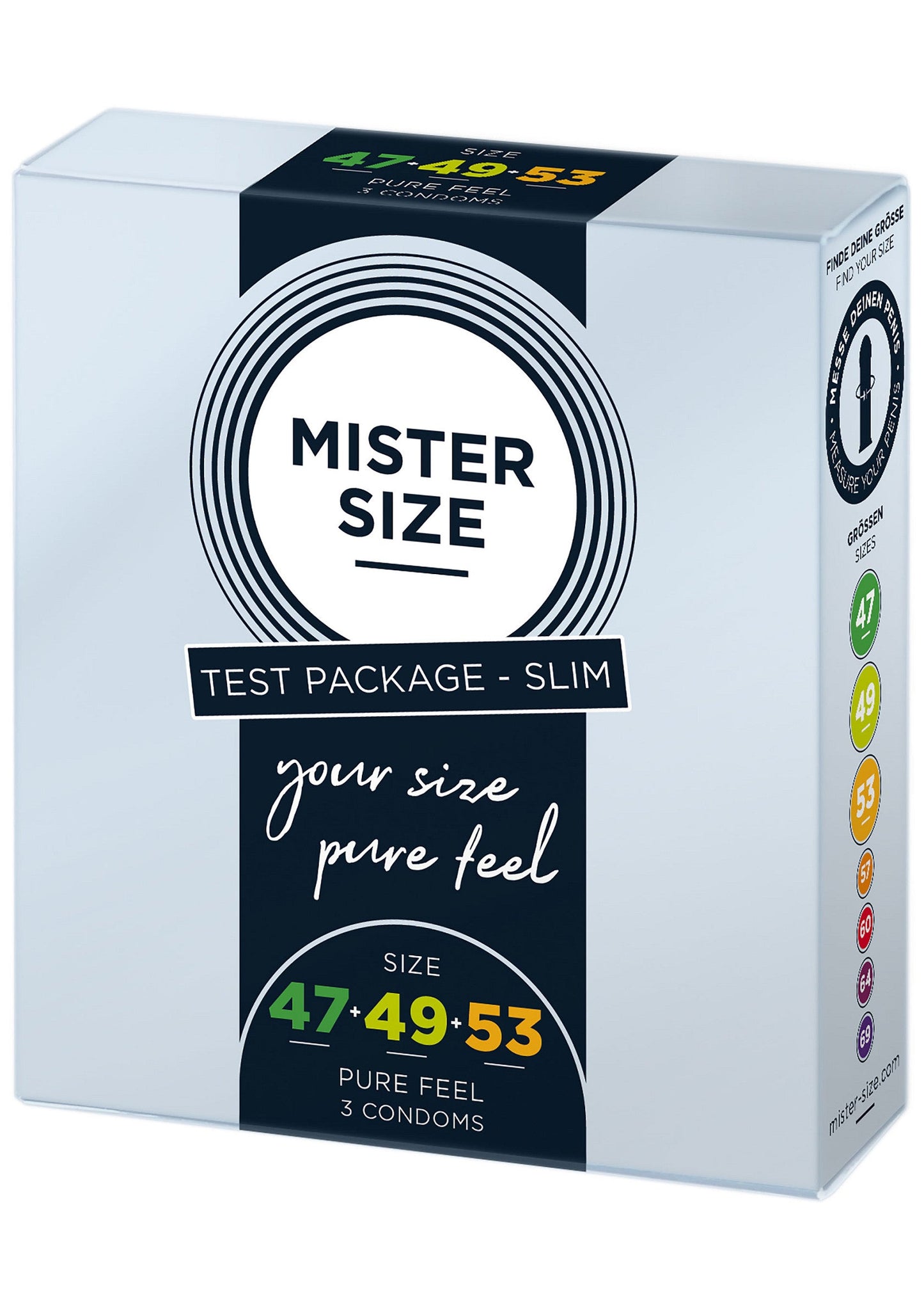 97127 mister size 47 49 53mm 3 pack