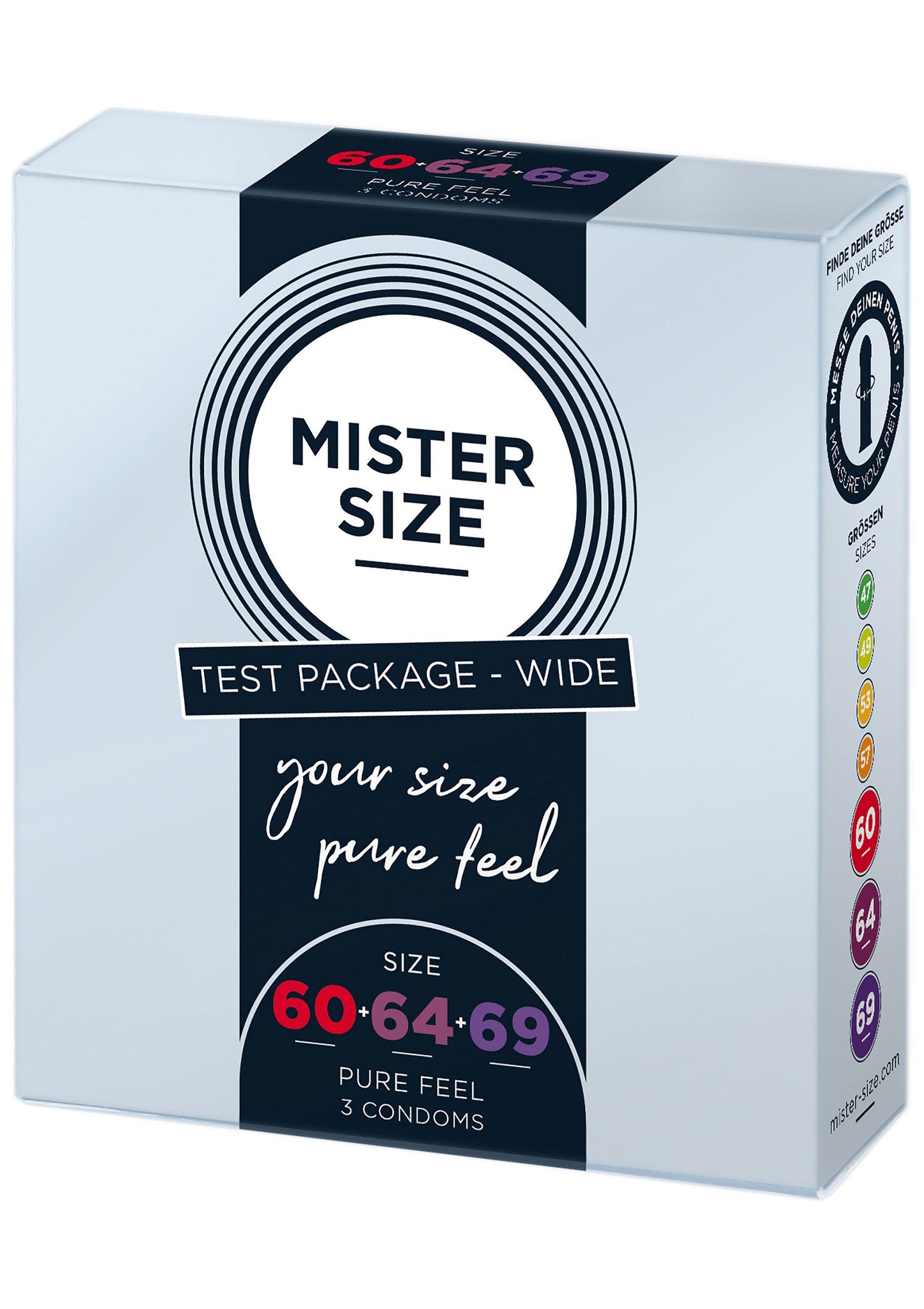 97129 mister size 60 64 69mm 3 pack