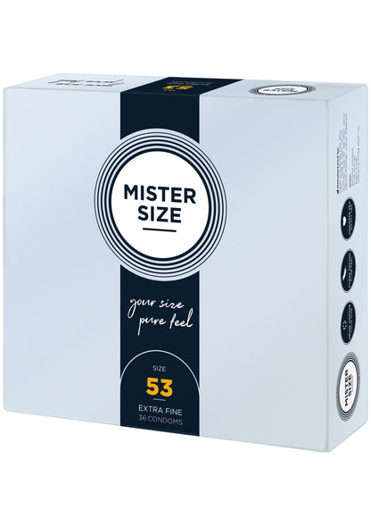 MISTER SIZE 53mm Condoms 36pcs