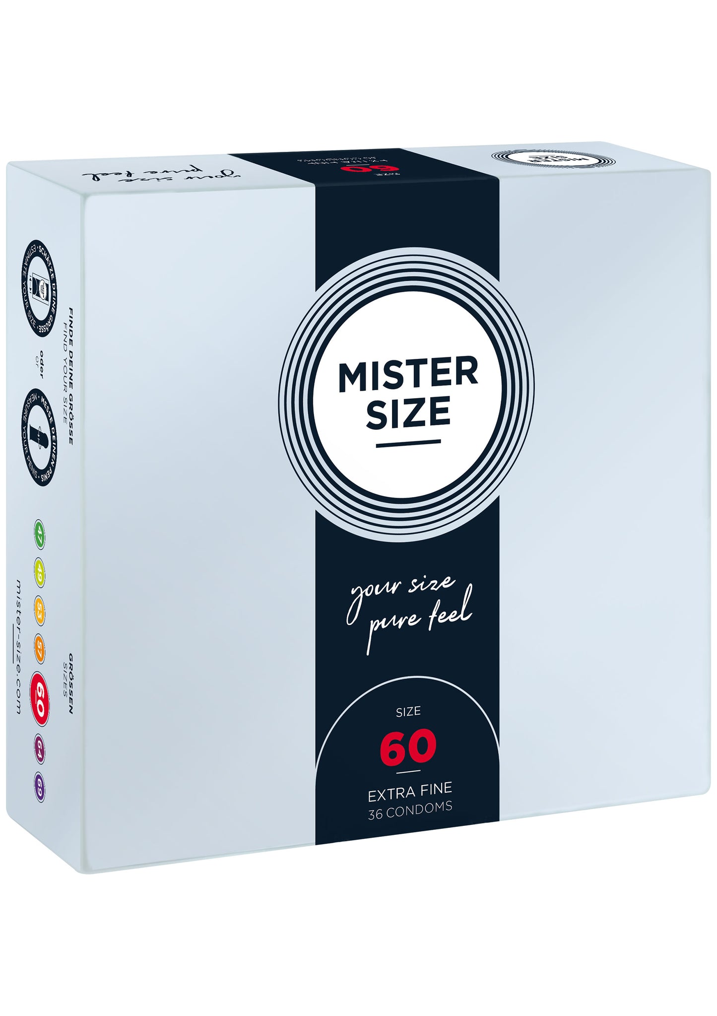MISTER SIZE 60mm Condoms 36pcs
