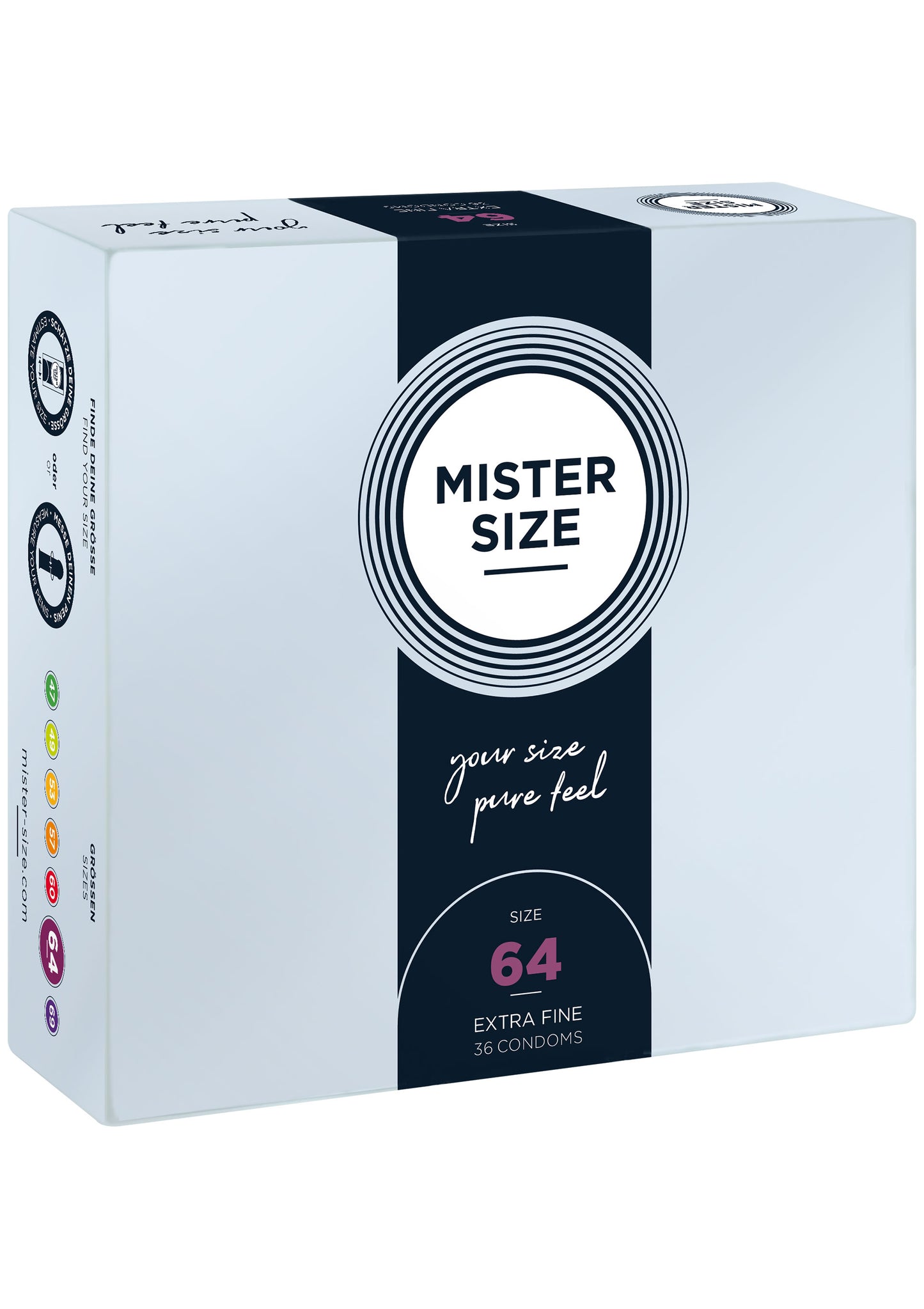 MISTER SIZE 64mm Condoms 36pcs