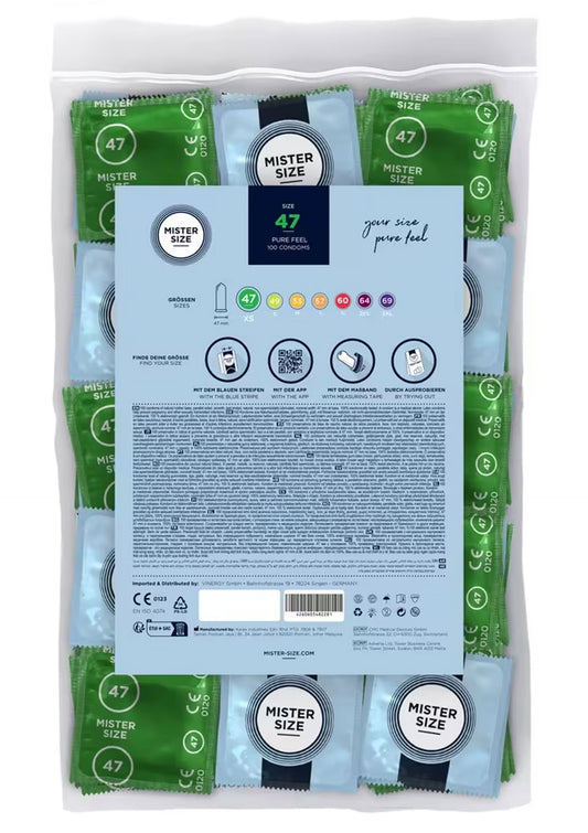 MISTER SIZE 47mm Condoms 100pcs