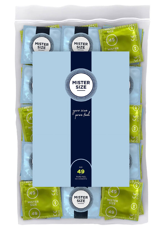 MISTER SIZE 49mm Condoms 100pcs
