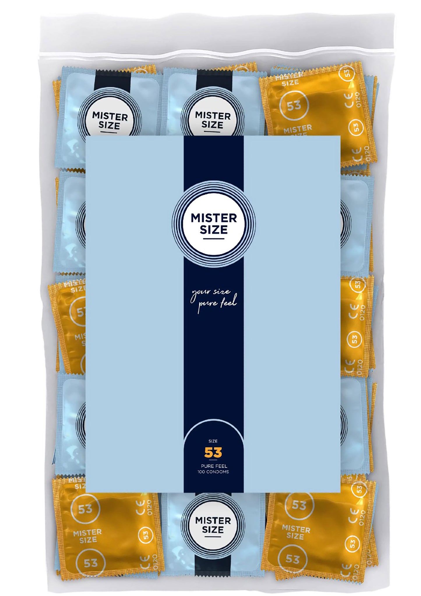 MISTER SIZE 53mm Condoms 100pcs