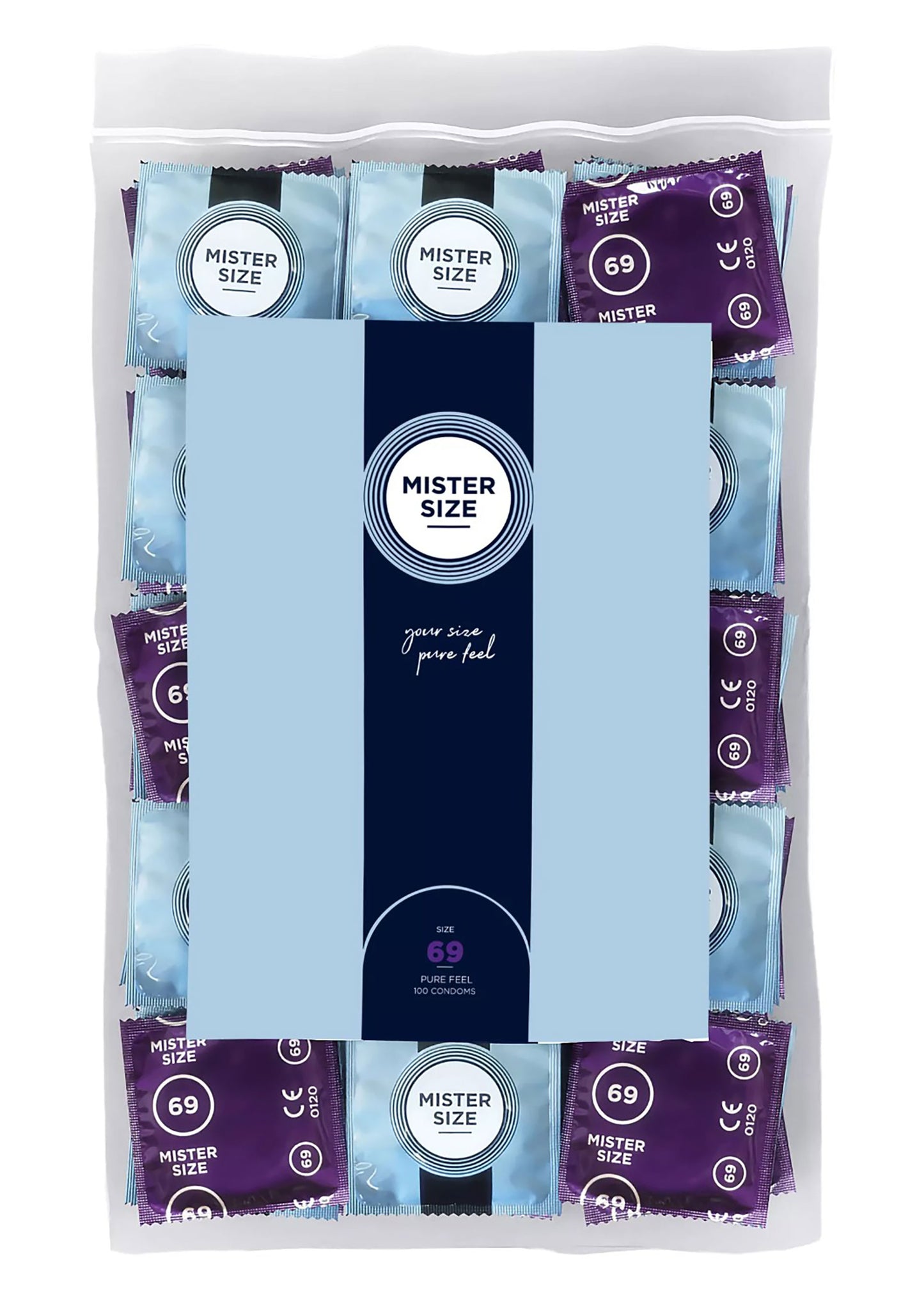 MISTER SIZE 69mm Condoms 100pcs