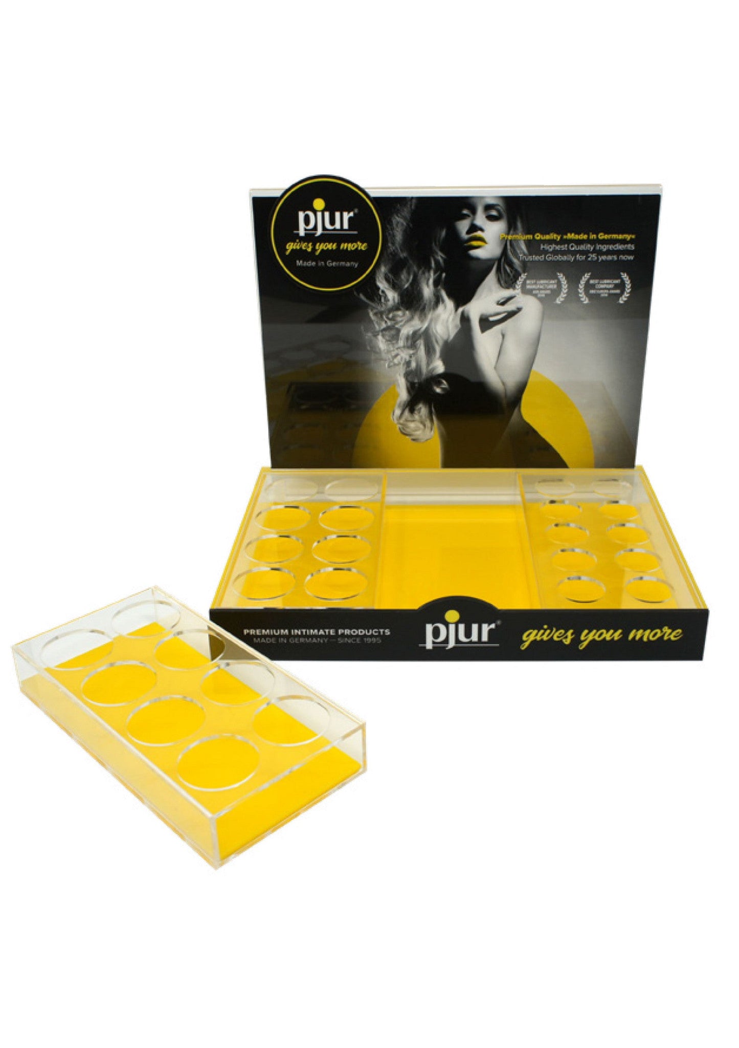 p90008 pjur acrylic counter display