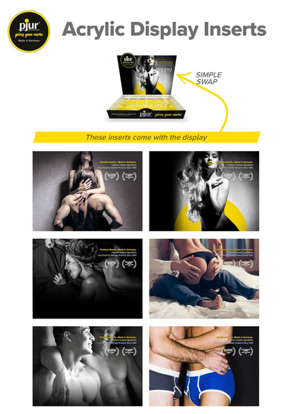 p90008 pjur acrylic counter display