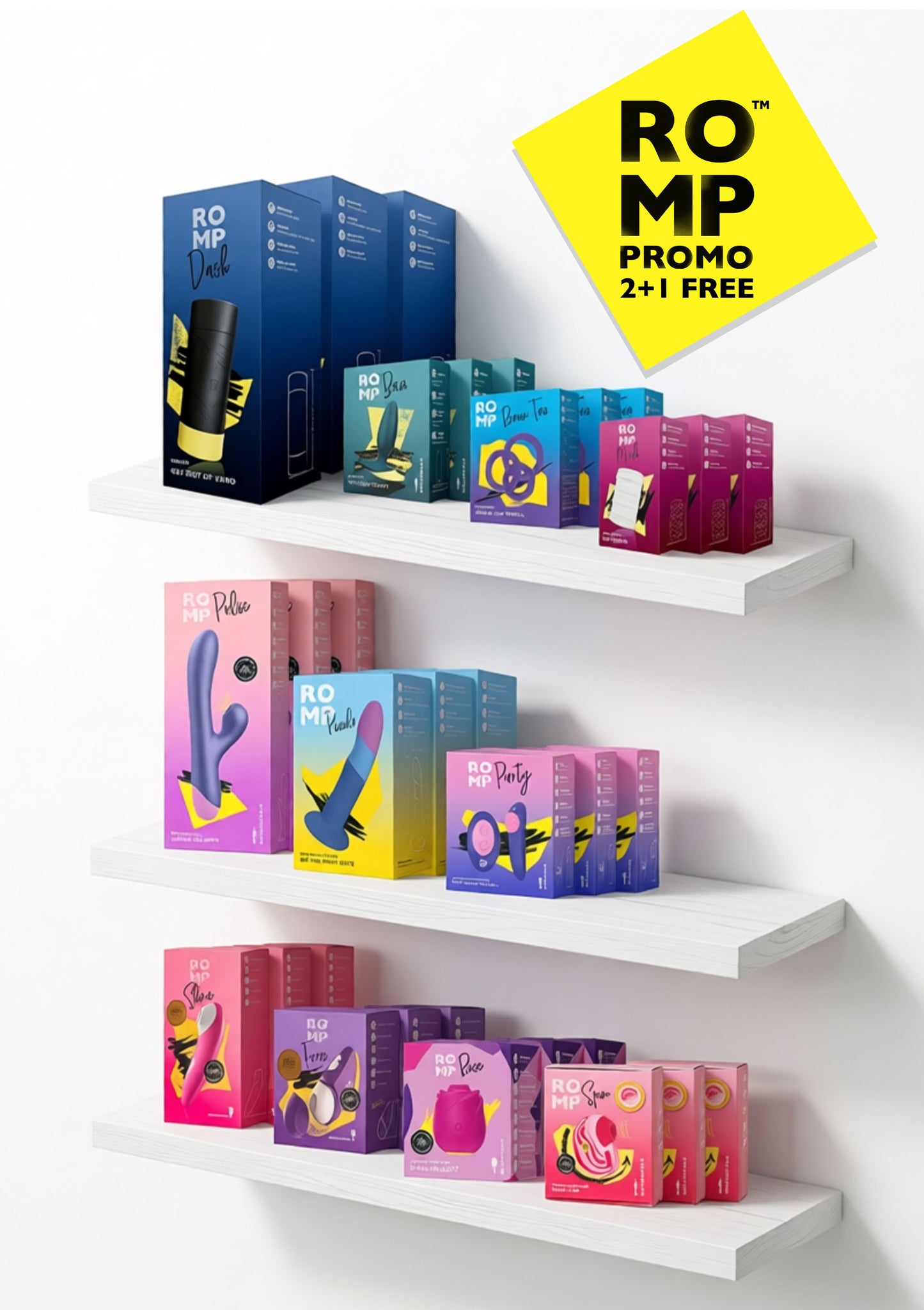 ROMP Bundle Deal: 2+1 Free