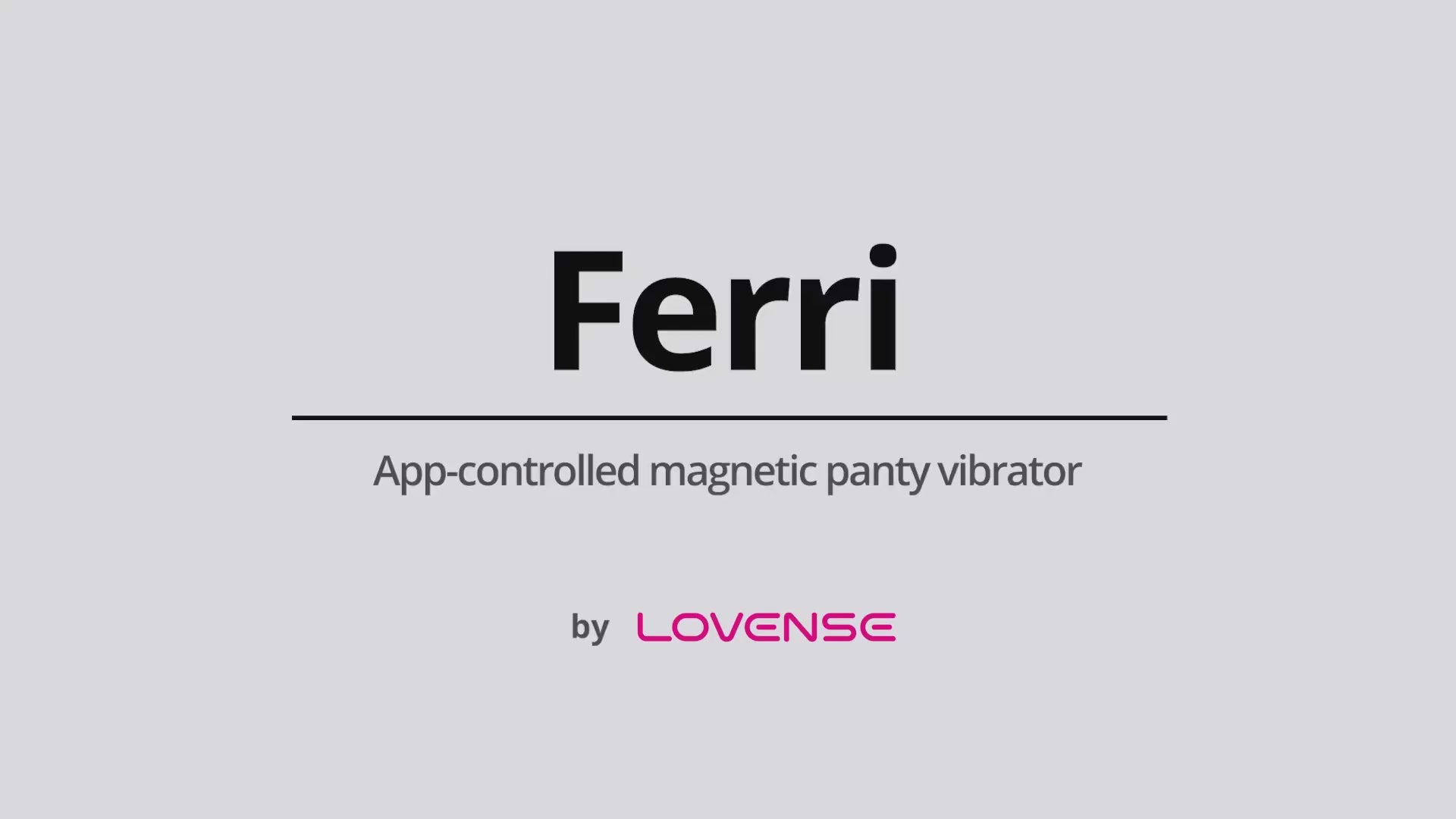 Load video: Ferri Wearable Panty Vibrator