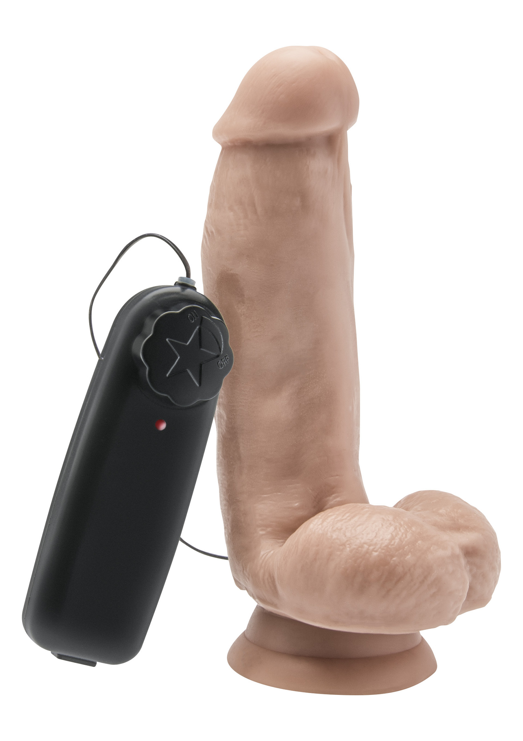 Dildo 6 Inch with Balls Vibrator