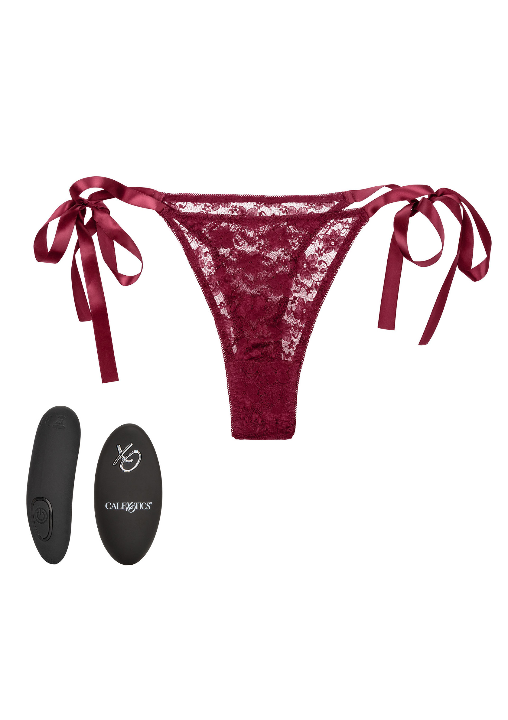 Remote Control Lace Thong Set