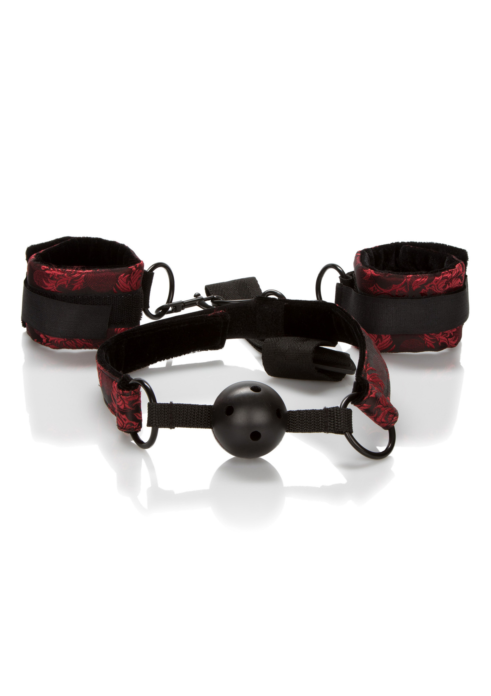 Breathable Ball Gag With Cuffs