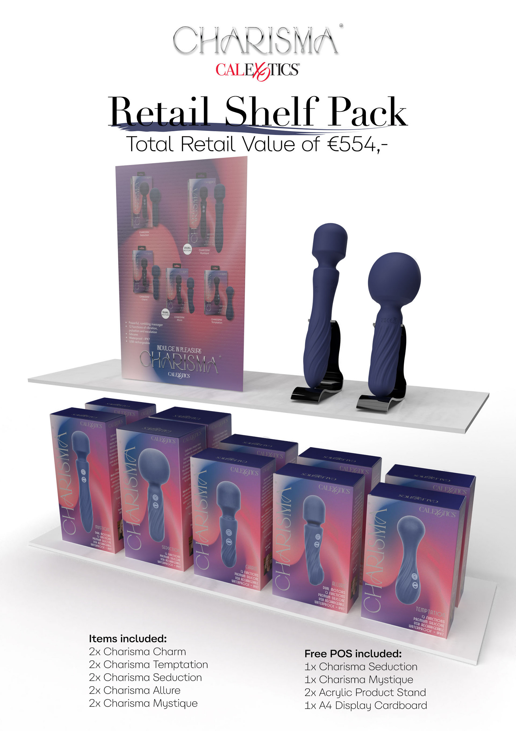 Calex Charisma Shelf Pack