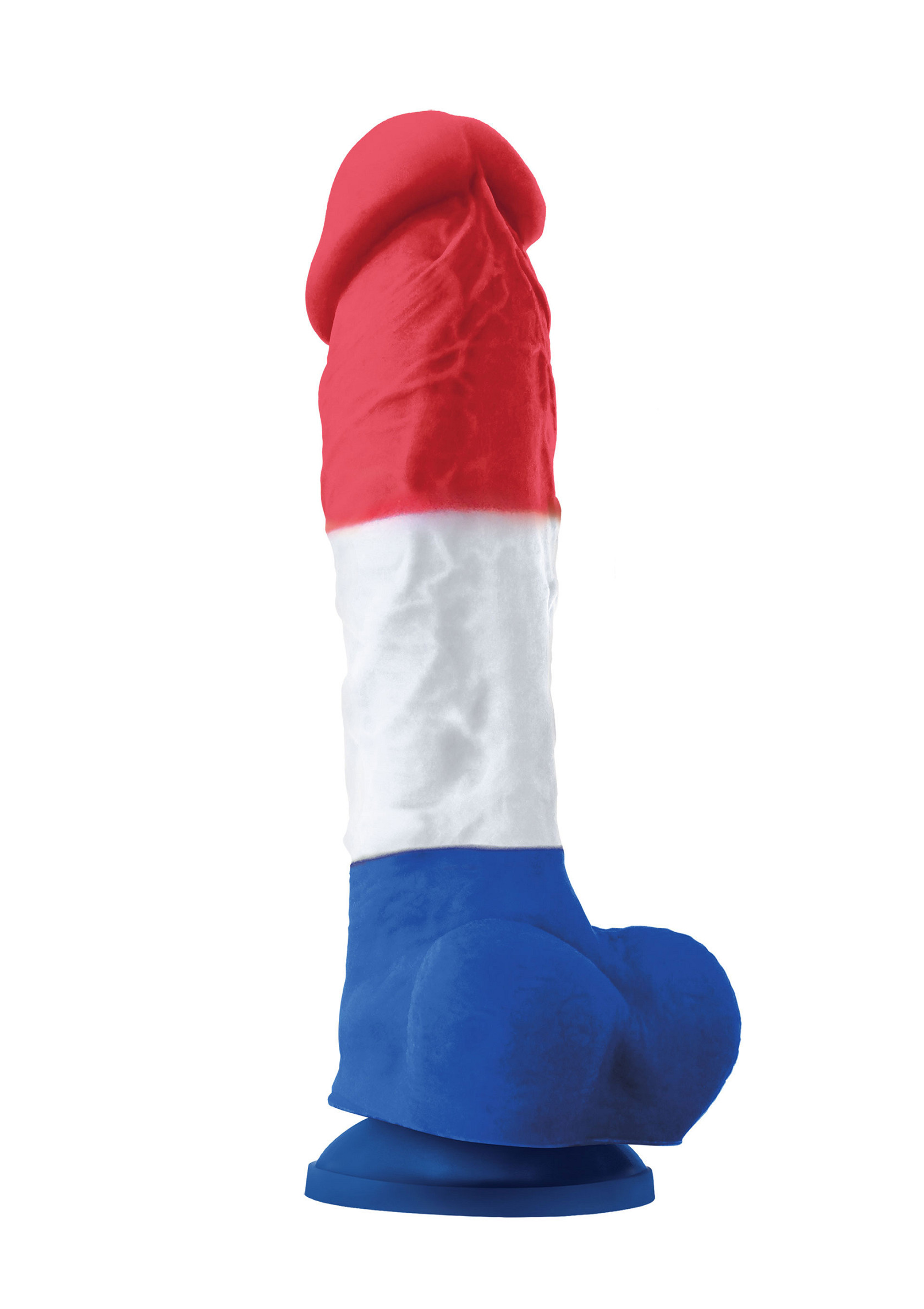 Tricolor Dildo 8 Inch