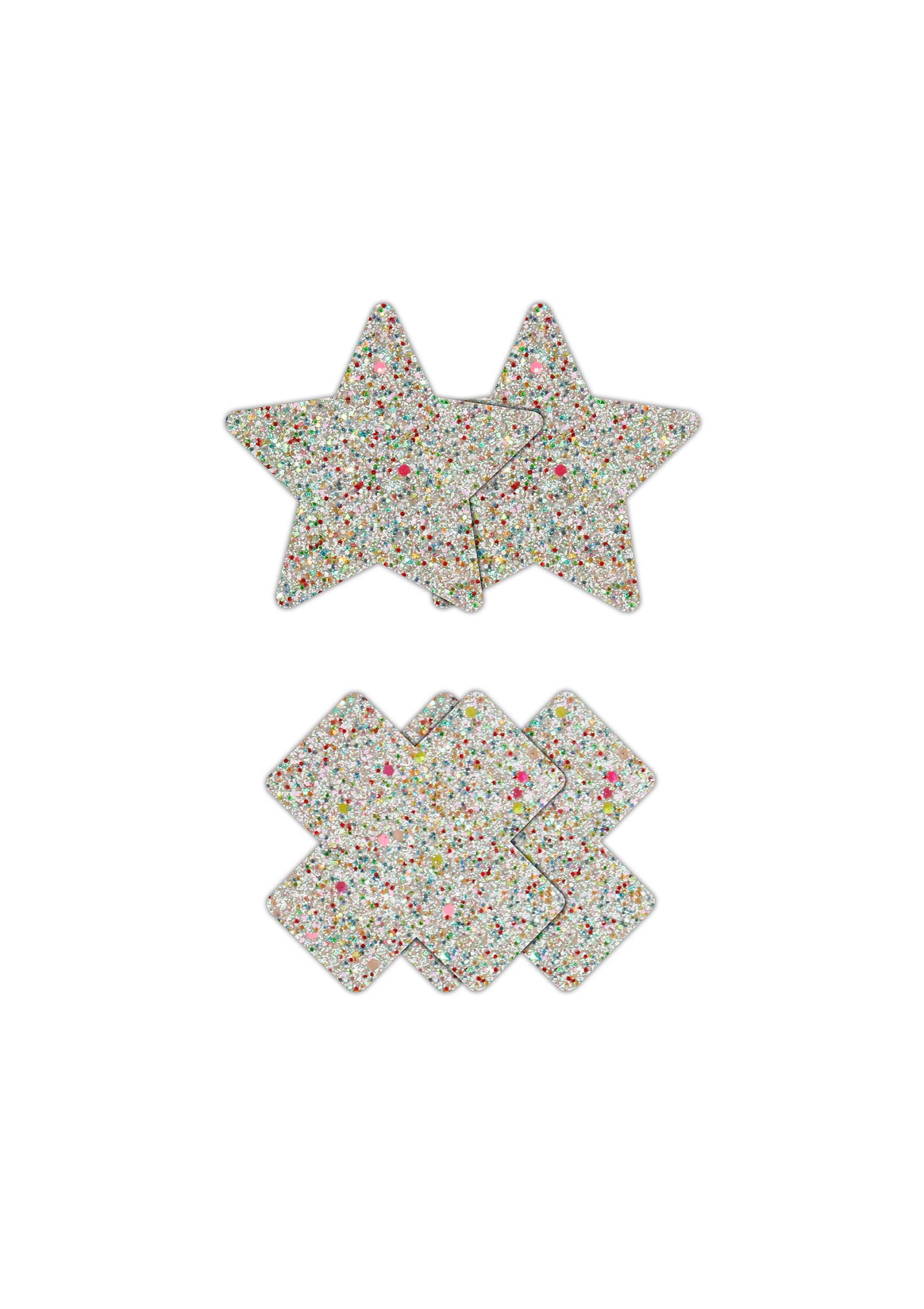 Pasties Star & Cross  2 Pair