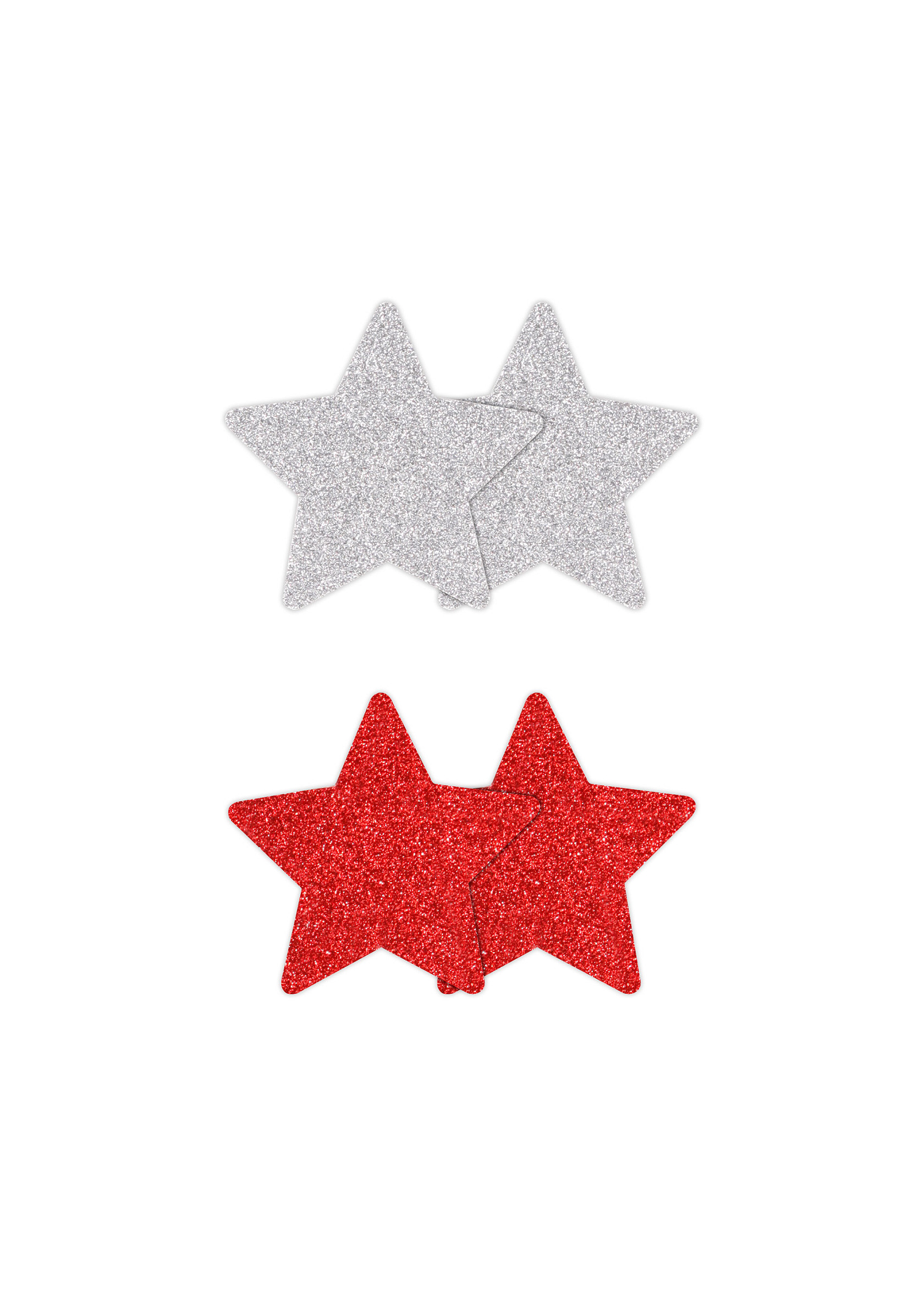 Pasties Glitter Stars 2 Pair