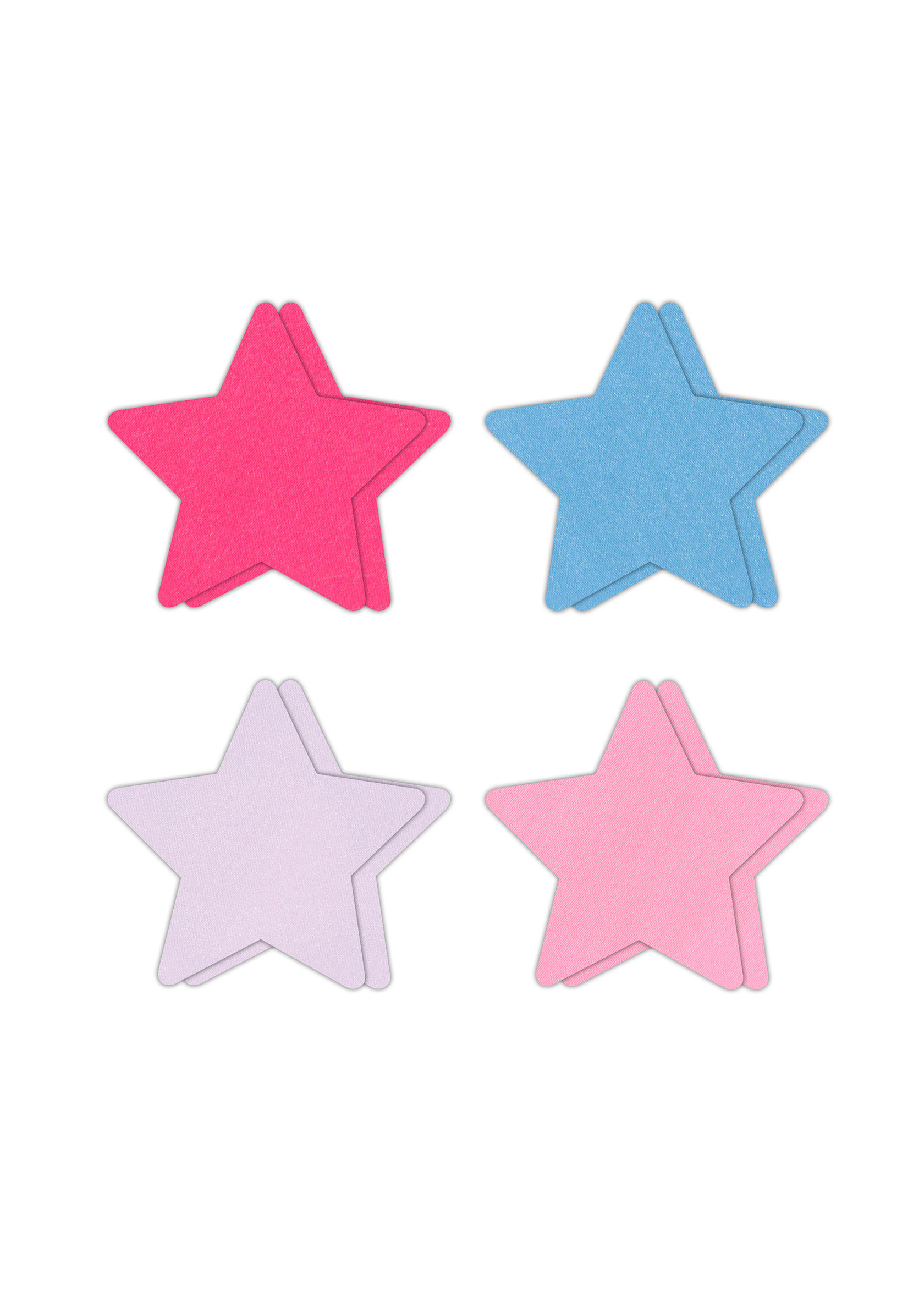 Pasties Star II Assort 4 Pair