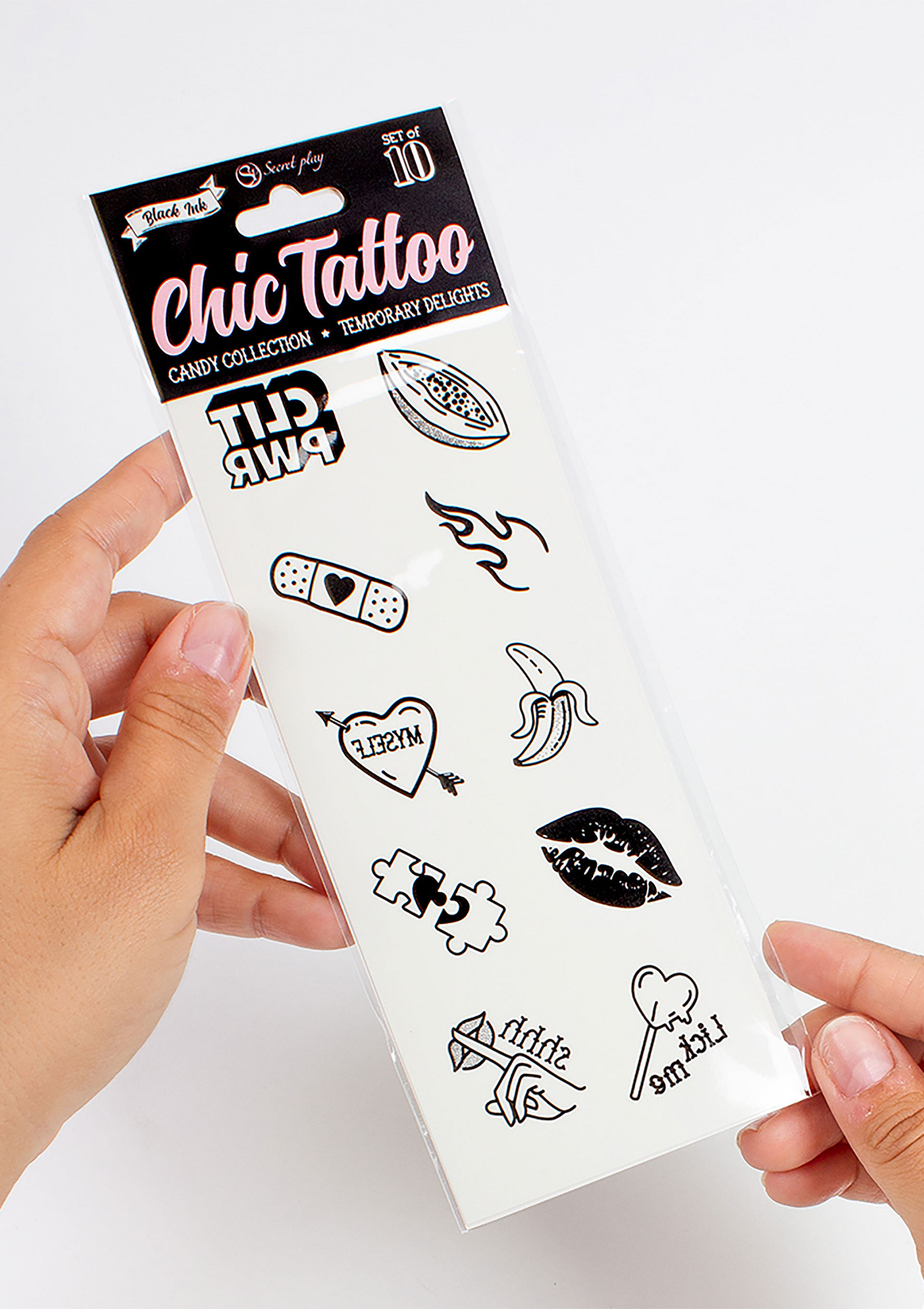 Candy Chic Temporary Tattoo