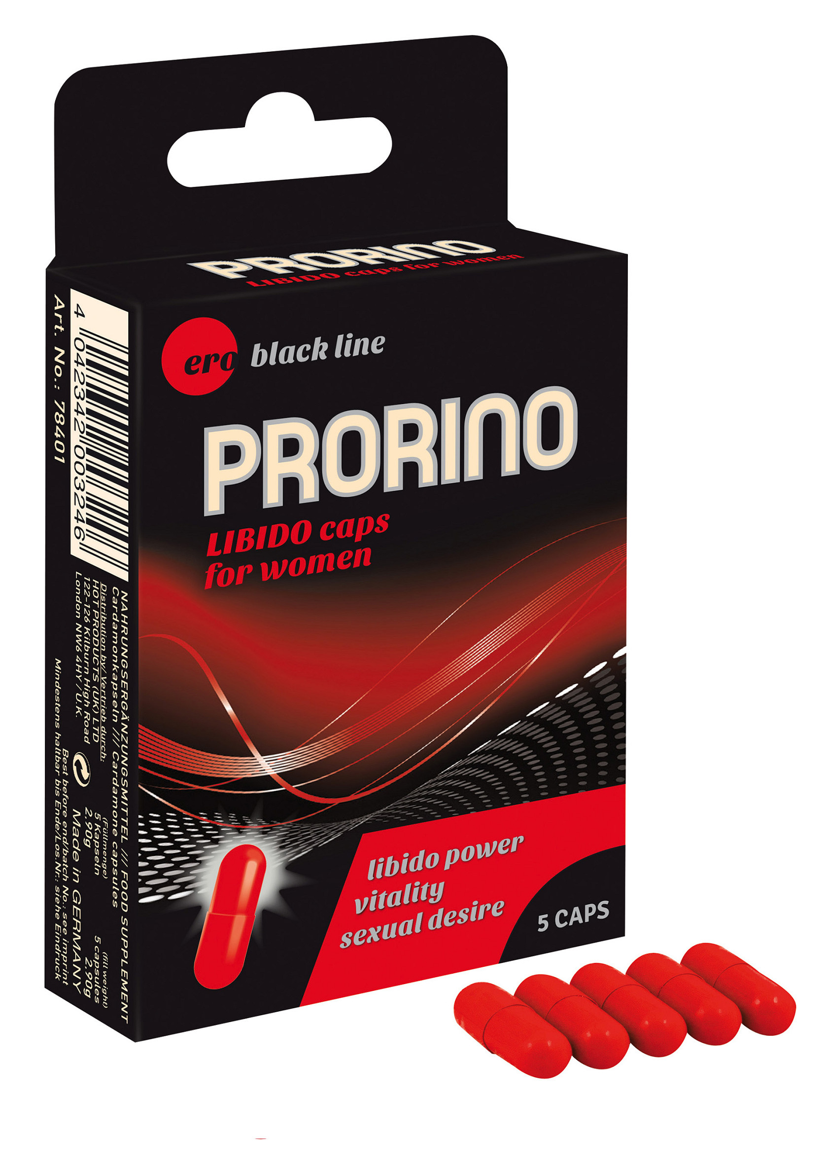 Prorino Libido Caps her 5pcs