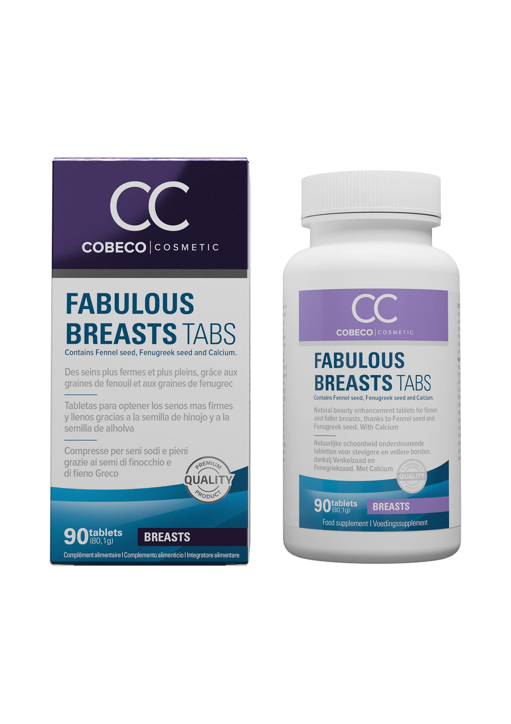 CC Fabulous Breasts Caps 90pcs