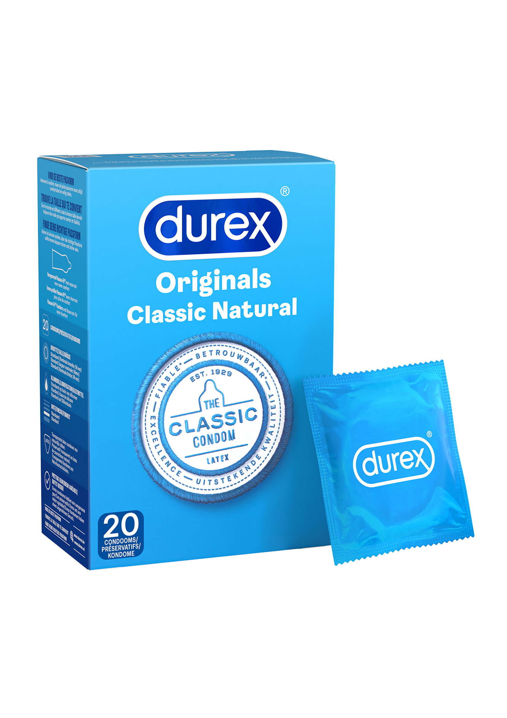 DUREX Classic Naturel 3×20