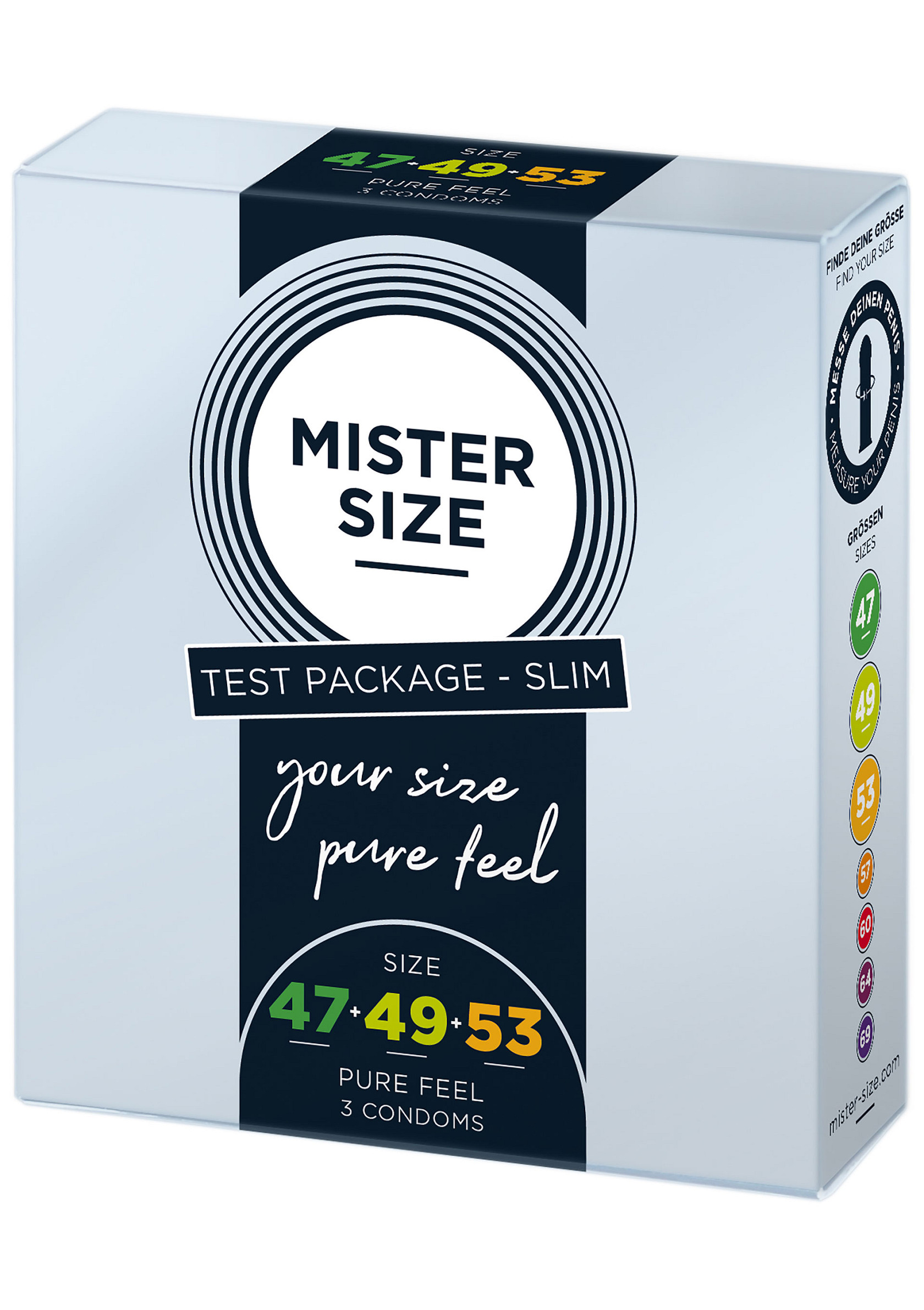 MISTER SIZE 47-49-53mm 3-pack