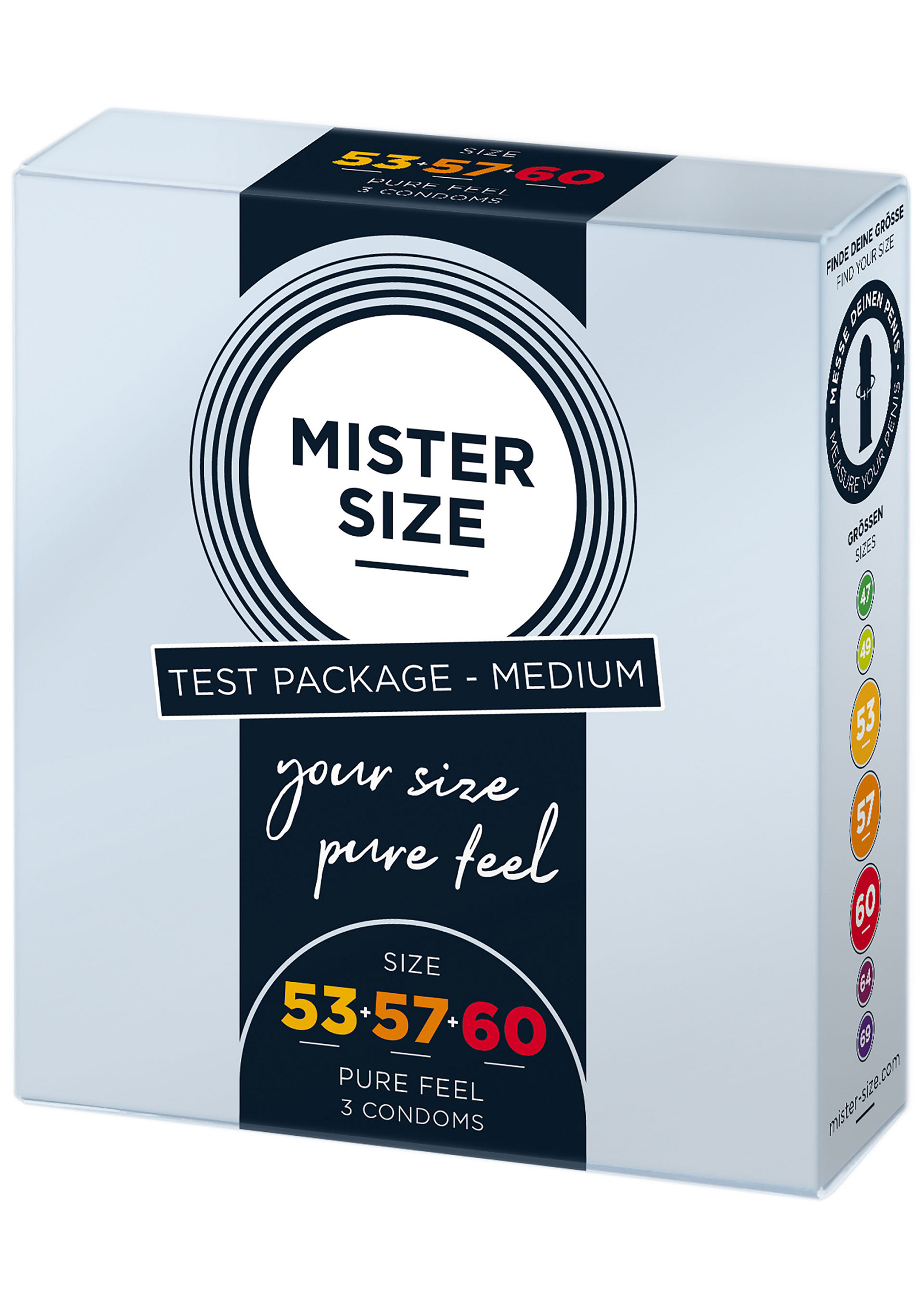 MISTER SIZE 53-57-60mm 3-pack