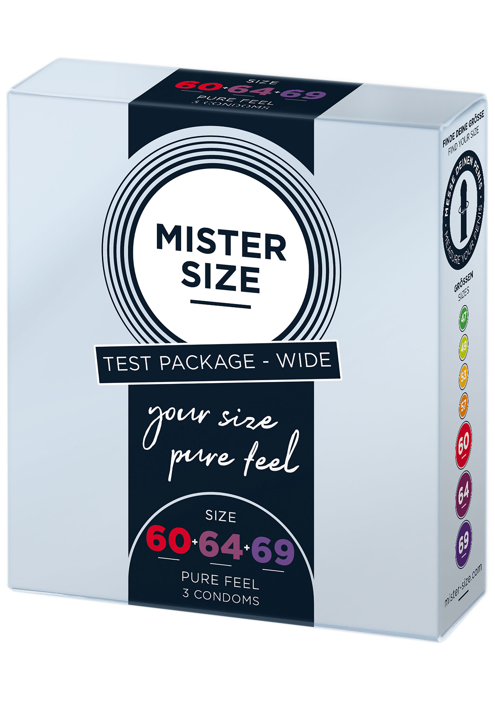 MISTER SIZE 60-64-69mm 3-pack